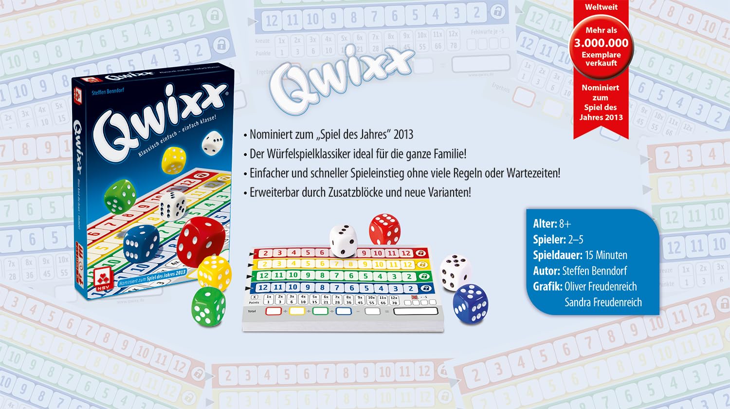NSV Qwixx — Jeu de dés tactique – Image 5