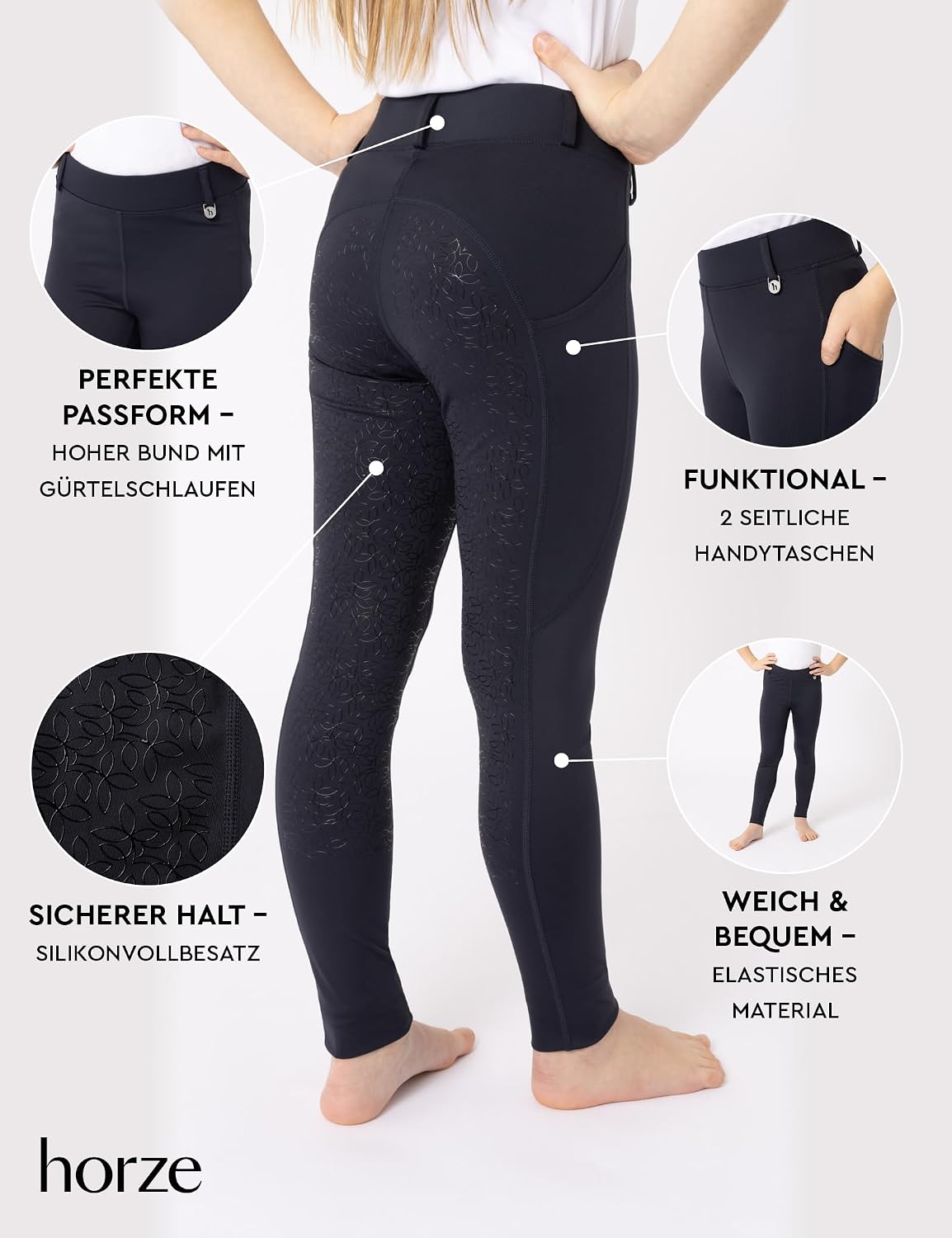 HORZE DEA — Legging d'équitation enfant fille – Image 5