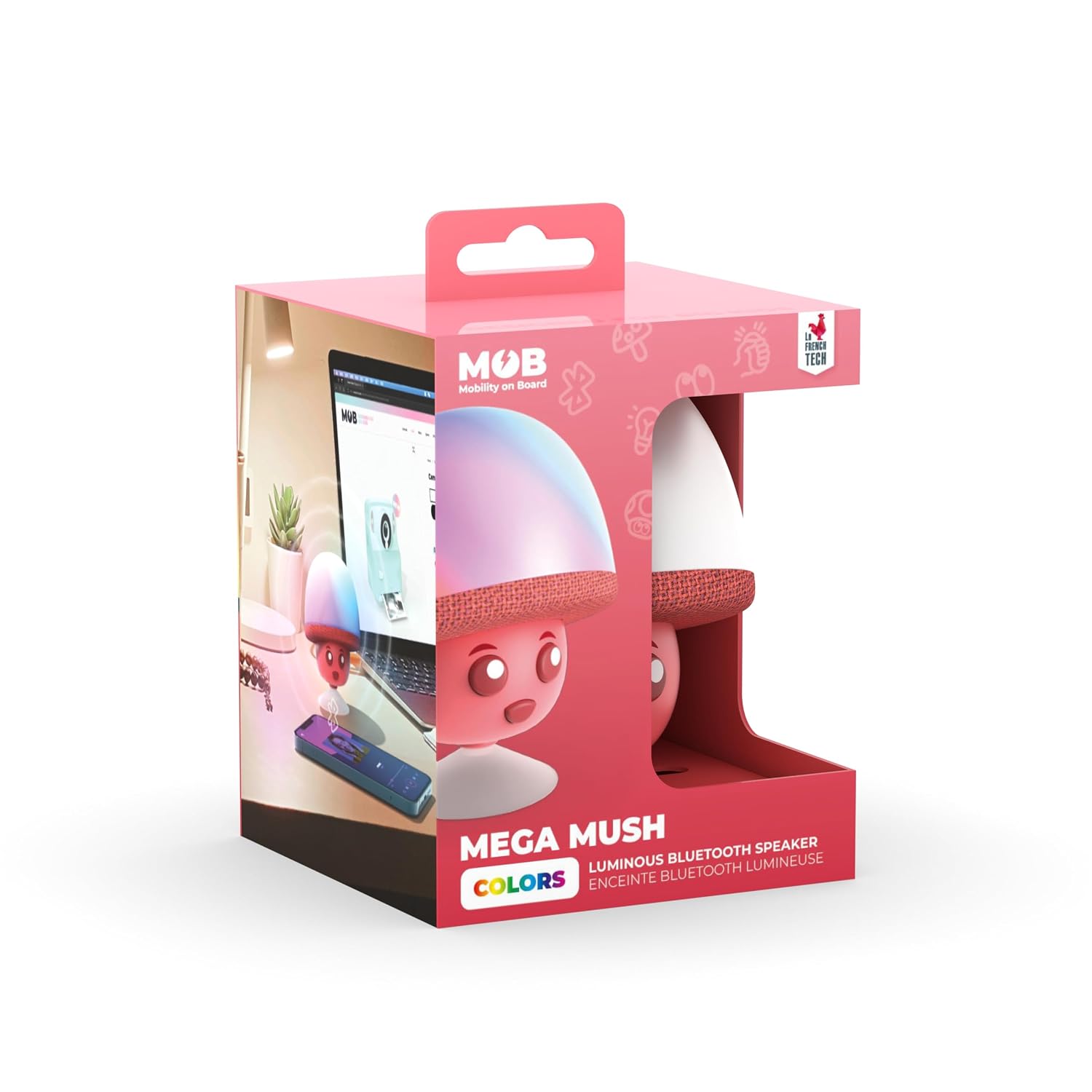 MOBILITY ON BOARD Mega Mush — Enceinte Bluetooth étanche rouge – Image 6