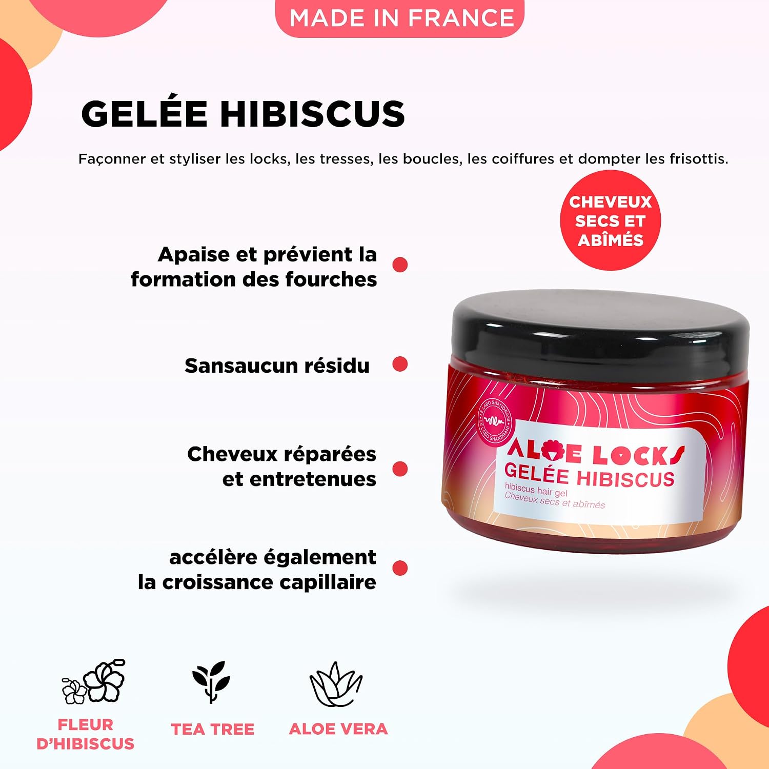 ALOÉ LOCKS — Gelée Hibiscus 300ml – Image 8