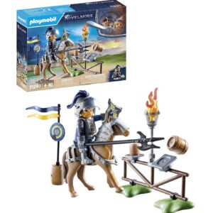 PLAYMOBIL Novelmore 71297 — Chevalier et accessoires d'entraînement