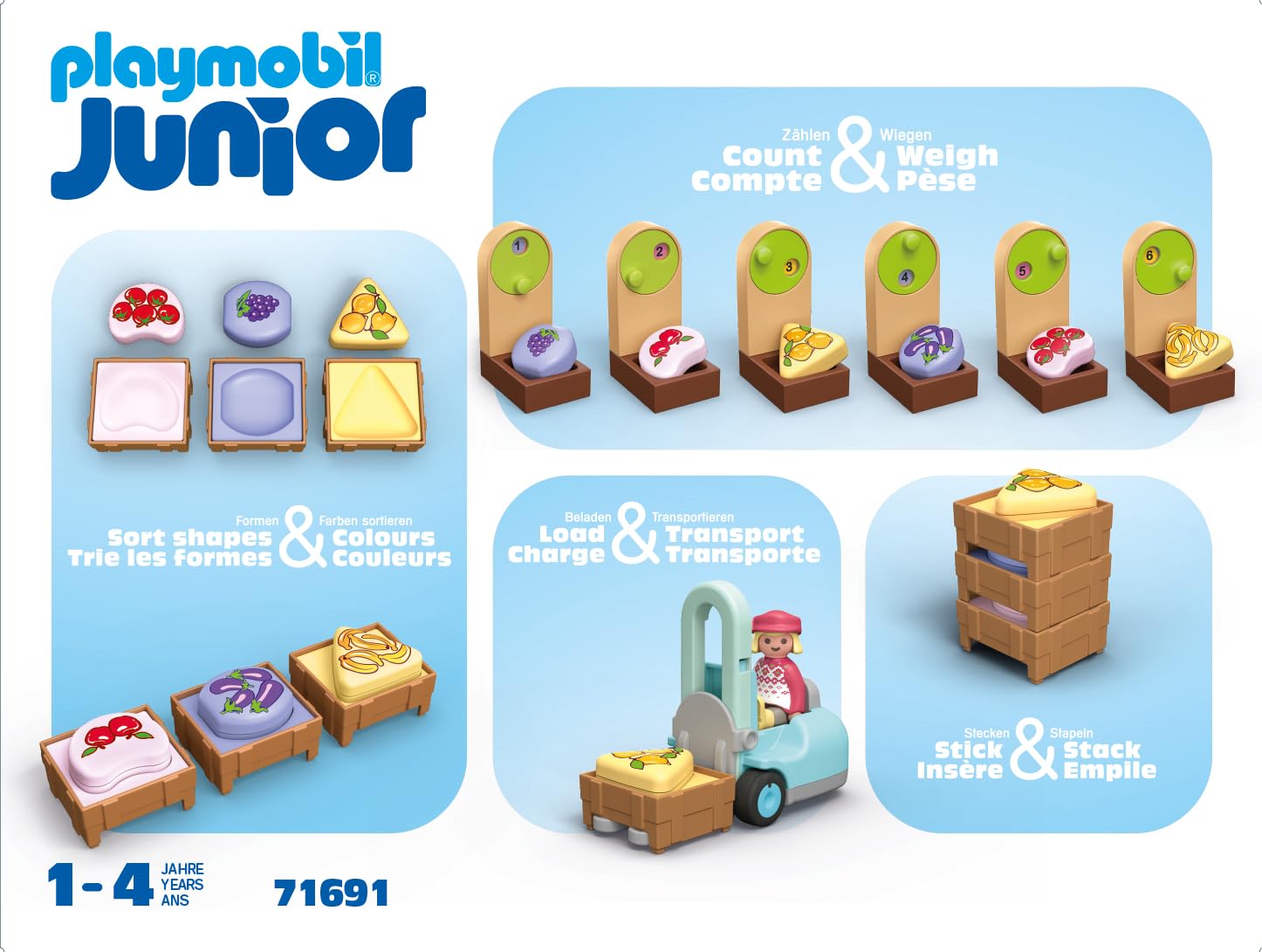 PLAYMOBIL Junior 71691 — Étal de Fruits et Légumes Bio – Image 6
