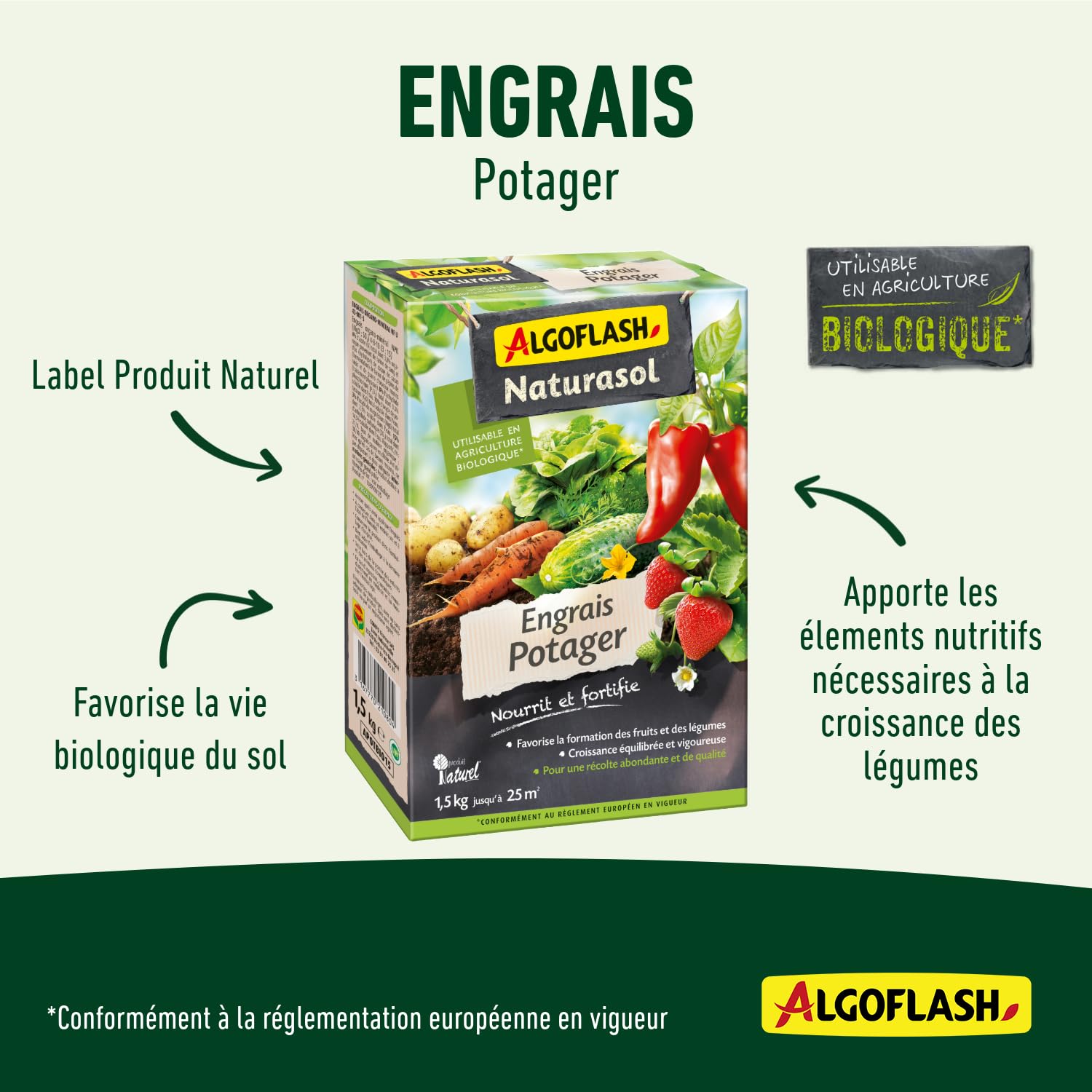 ALGOFLASH NATURASOL — Engrais Potager 1,5 kg – Image 10