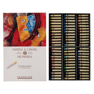 SENNELIER — Lot de 72 Pastels à l’Huile Multicolores