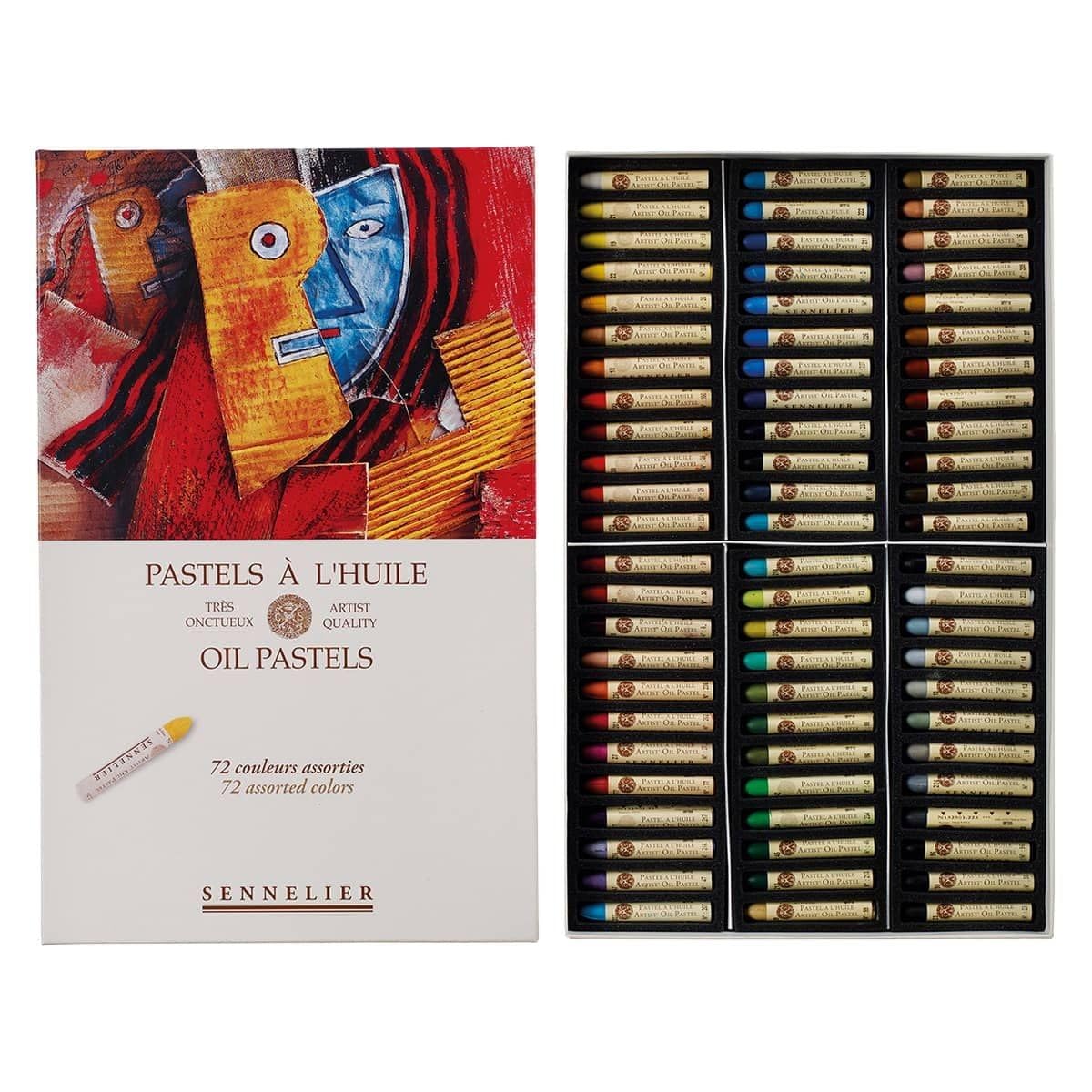 SENNELIER — Lot de 72 Pastels à l’Huile Multicolores