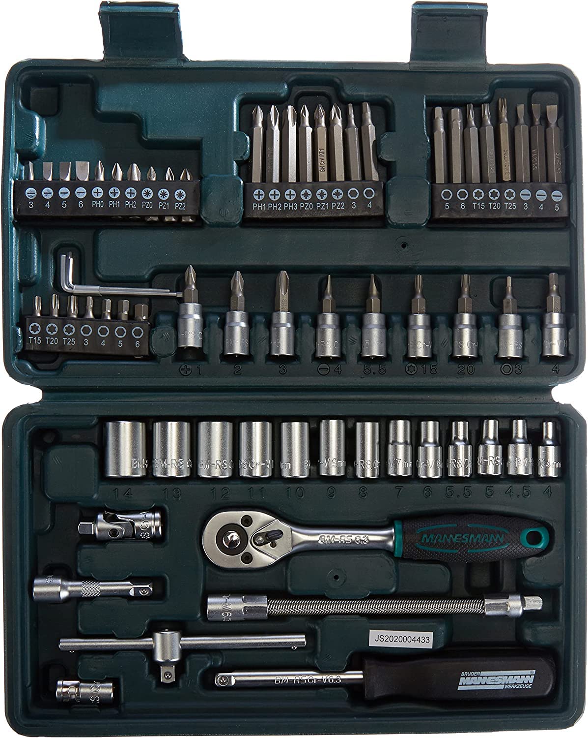 MANNESMANN — Coffret de clés à douille 65 pièces – Image 3