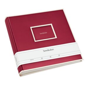 SEMIKOLON Jumbo — Album photo 30 x 30 cm 100 pages bordeaux