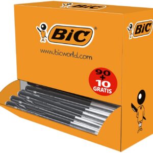 BIC M10 Original — Boîte de 100 Stylos-Bille Noirs