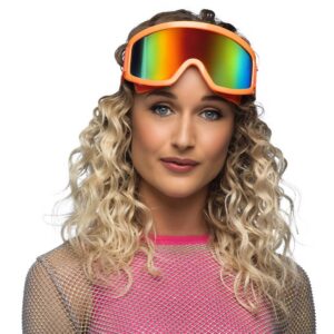 BOLAND — Lunettes de ski de déguisement orange fluo
