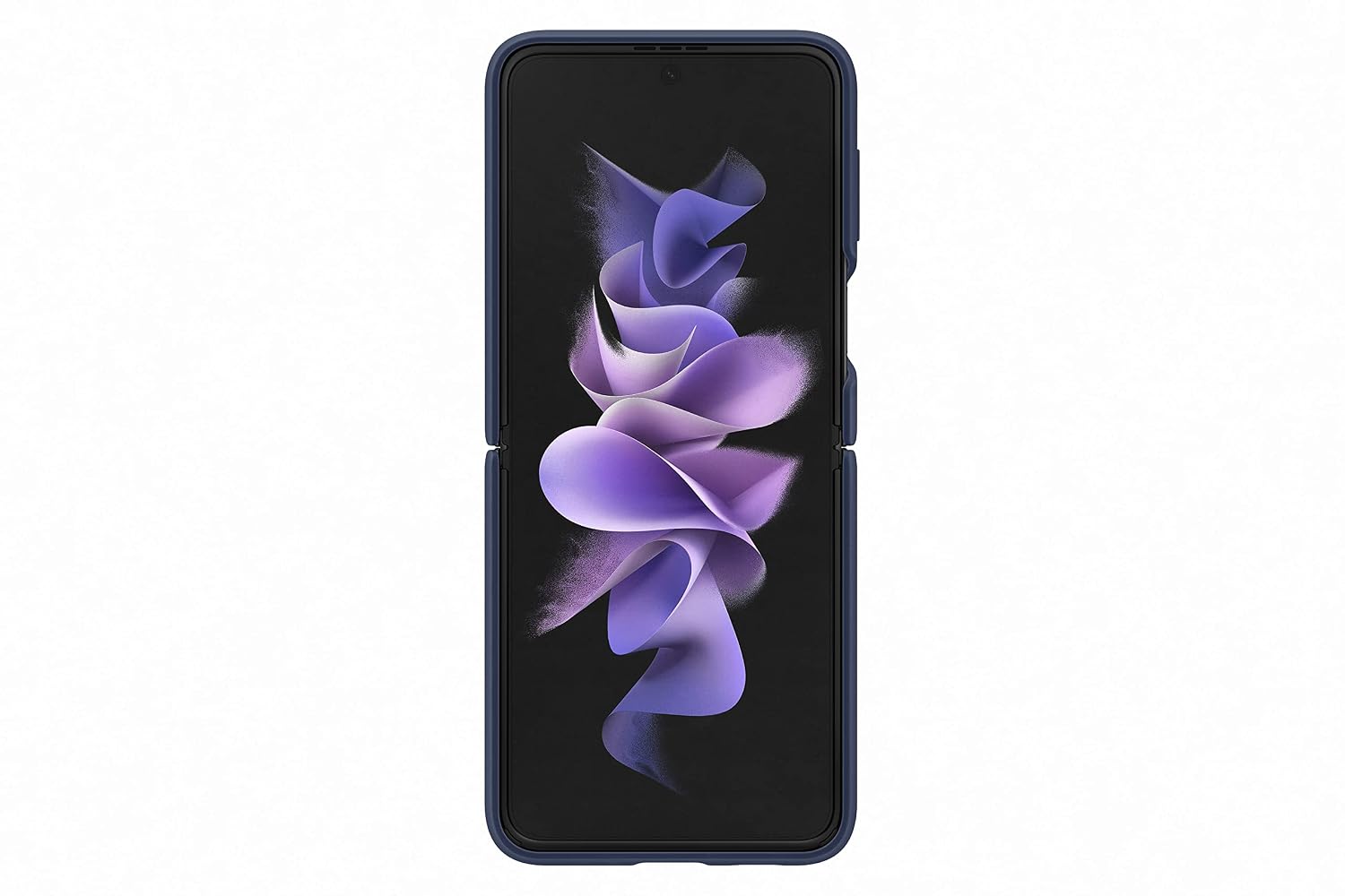 SAMSUNG — Coque Silicone avec anneau pour Galaxy Z Flip3 Bleu – Image 2
