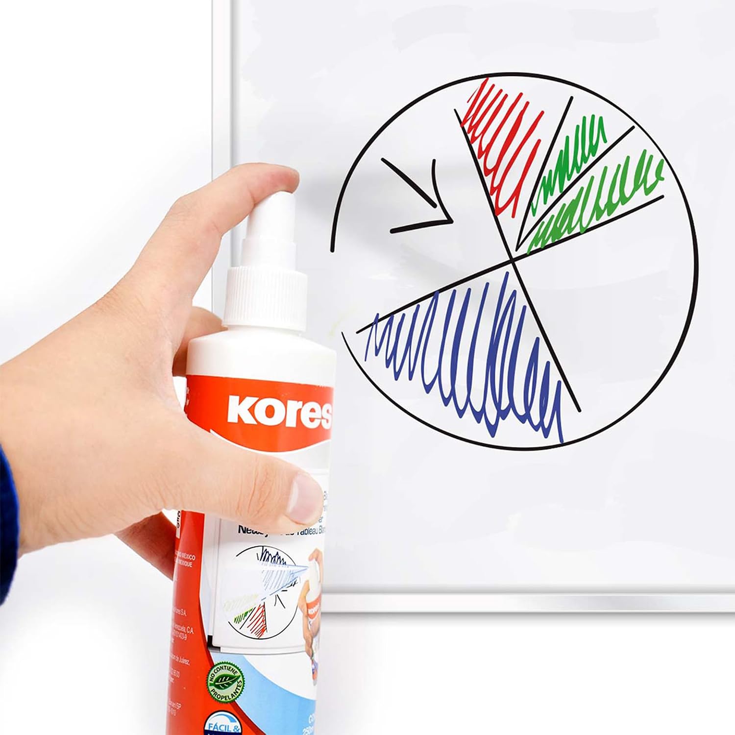 KORES — Nettoyant tableau blanc spray 250 ml agrume – Image 9
