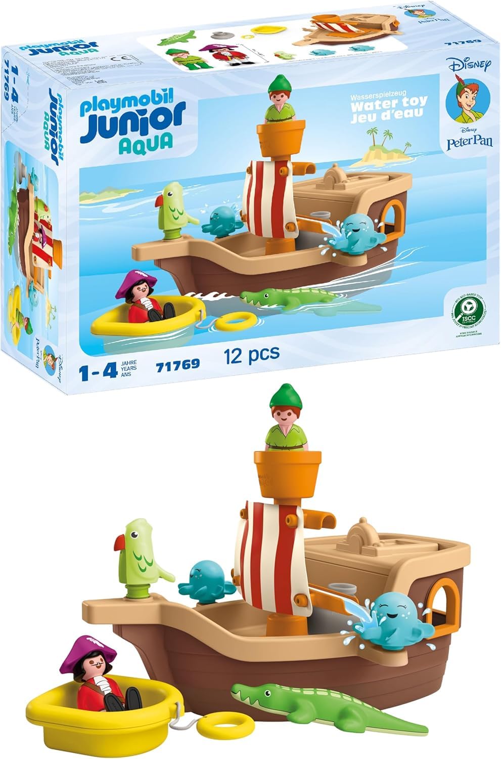PLAYMOBIL Junior Disney — Bateau Pirate de Peter Pan – Image 50