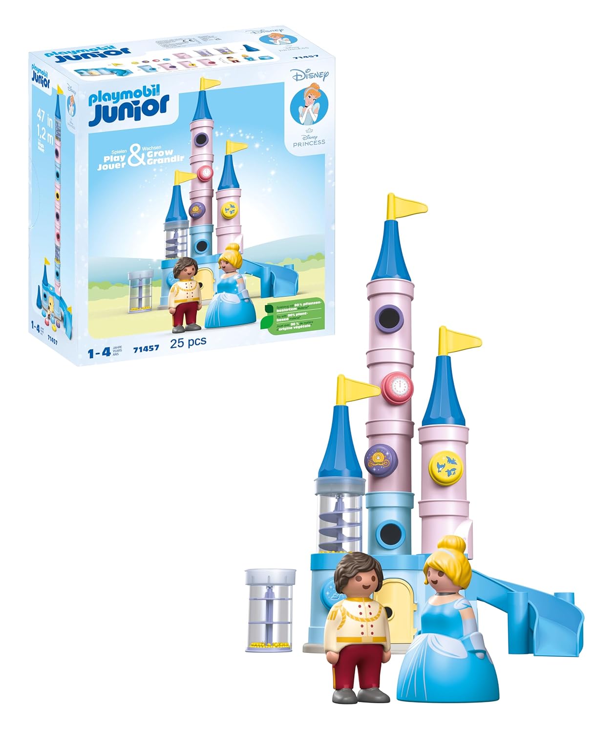 PLAYMOBIL Junior Disney — Château de Cendrillon avec toboggan – Image 16