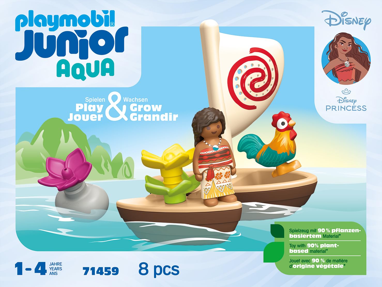 PLAYMOBIL Junior Disney — Vaiana et Bateau à Voile – Image 29