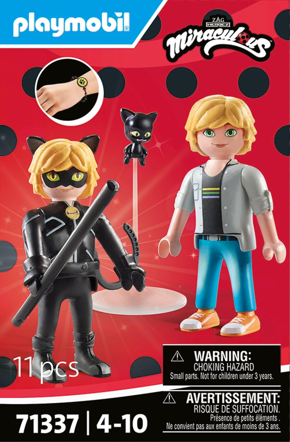 PLAYMOBIL Miraculous 71337 — Adrien & Chat Noir – Image 23