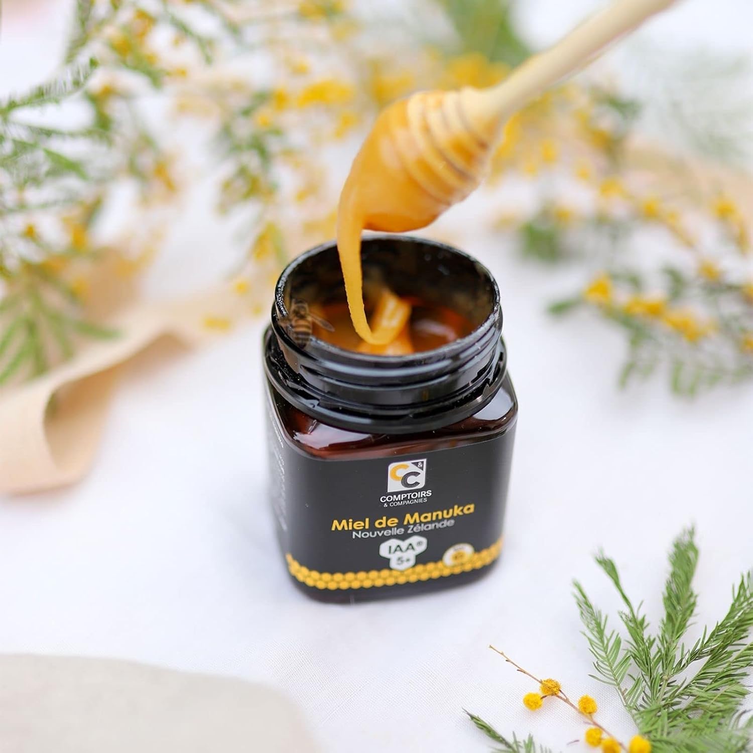 COMPTOIRS ET COMPAGNIES — Miel de Manuka Actif IAA5+ 250g – Image 5