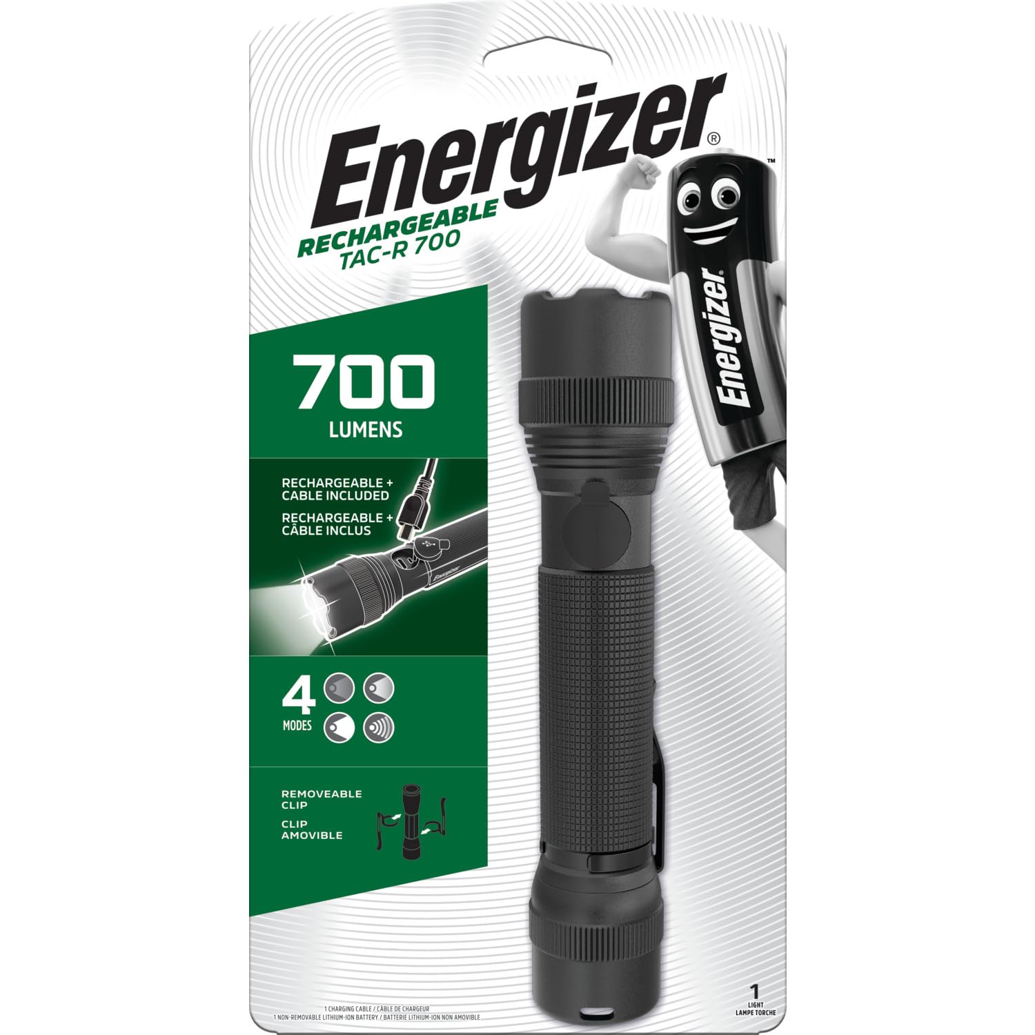 ENERGIZER TAC R 700 — Lampe de Poche Tactique Rechargeable – Image 2