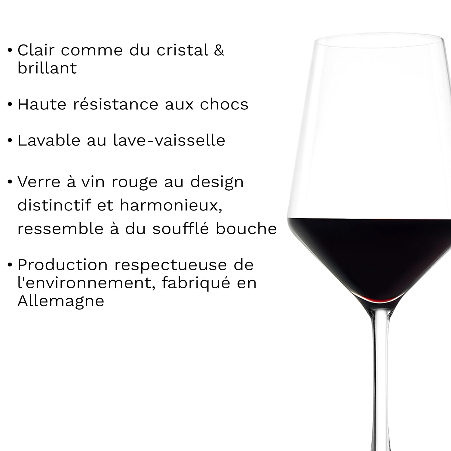 Stölzle Lausitz Verres à Vin Rouge Revolution Lot de 6, 490 ml – Verres en Cristal de Haute Qualité pour Vin Rouge – Design Élégant pour Maximiser les Arômes – Lave-vaisselle et Résistant aux Chocs – Image 68