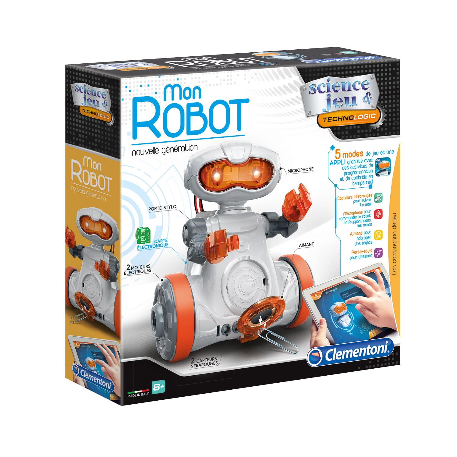 CLEMENTONI Science & Jeu — Robot à Assembler dès 8 ans – Image 3