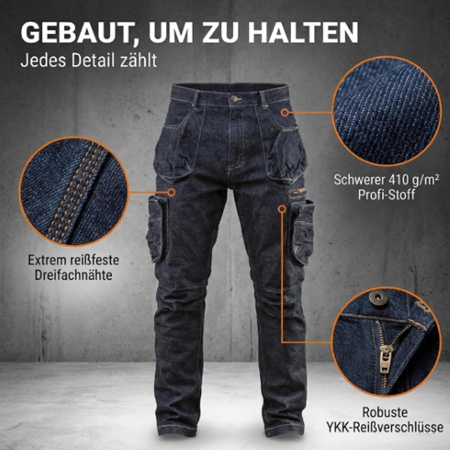 NEO TOOLS — Pantalon de Travail en Denim Homme XS à XXXL – Image 4