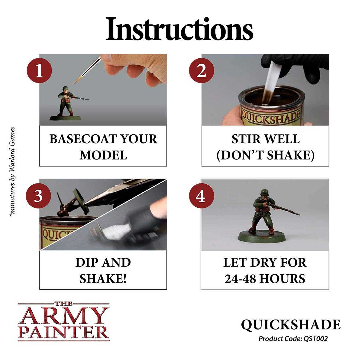 Army Painter - 1002 - peinture pour figurines Quick Shade - Foncé – Image 13