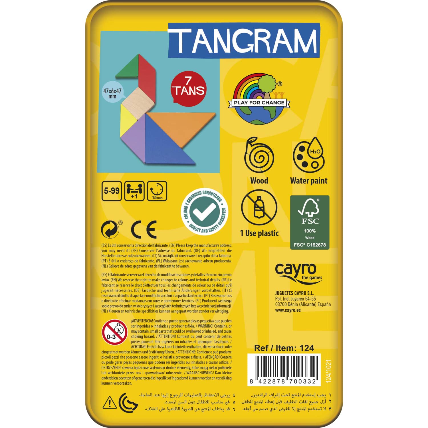 CAYRO Tangram — Jeu éducatif en bois dès 7 ans – Image 24