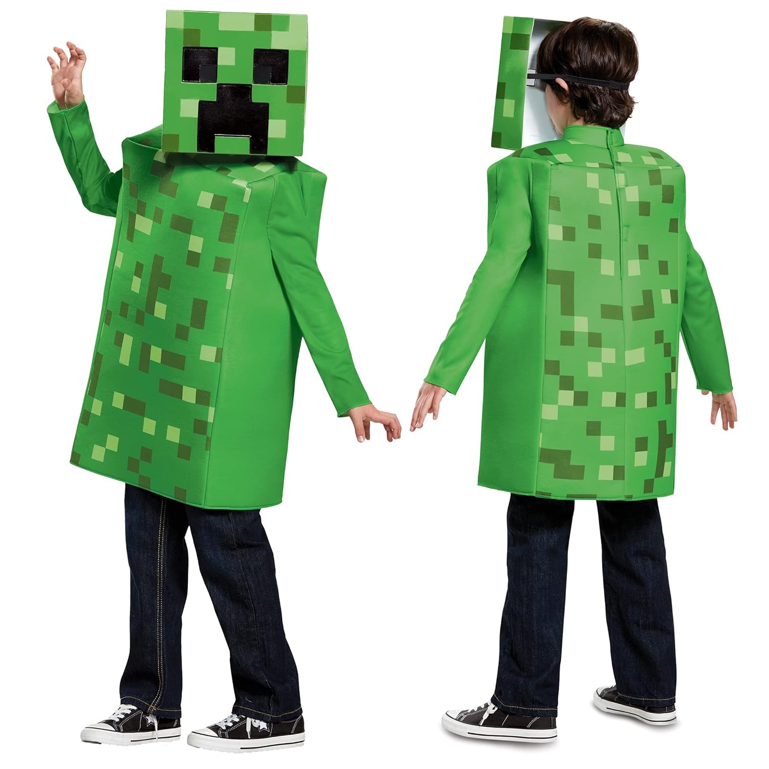 MINECRAFT — Déguisement Creeper Classique Enfant Taille M – Image 8