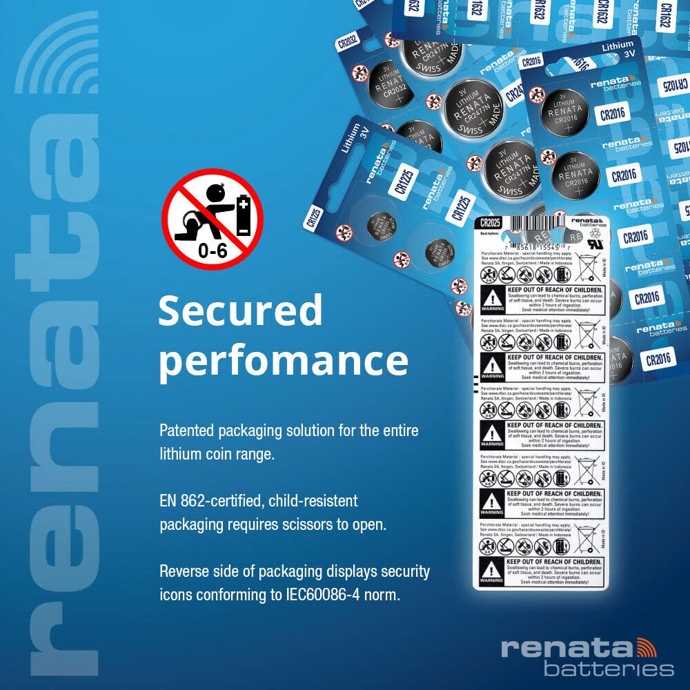RENATA — Lot de 4 piles lithium CR2450 3 V – Image 3