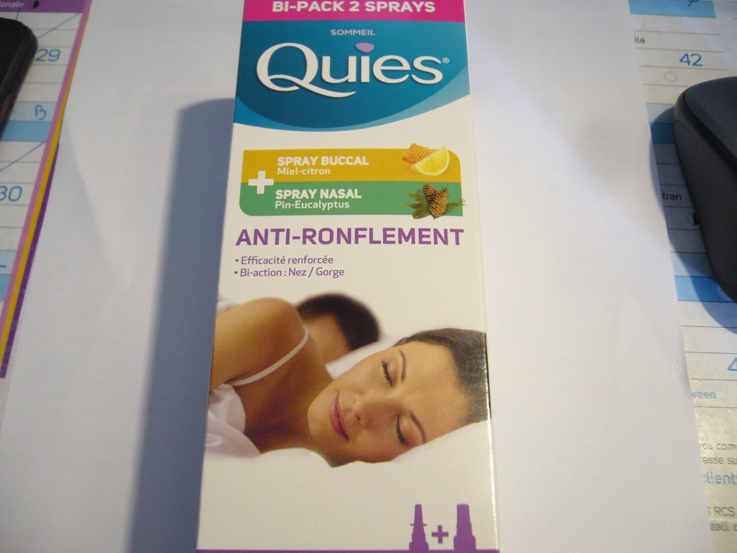 WHO IS — Bi-pack anti-ronflement buccal et nasal