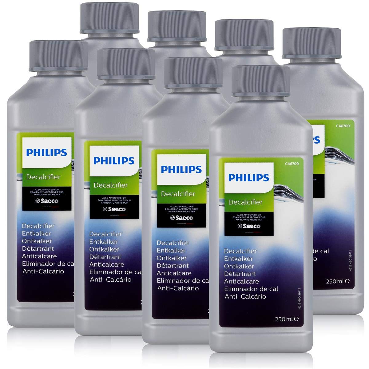 Philips Saeco CA6700/10 Lot de 8 flacons détartrant 250 ml – Pour machine à café automatique – Image 34