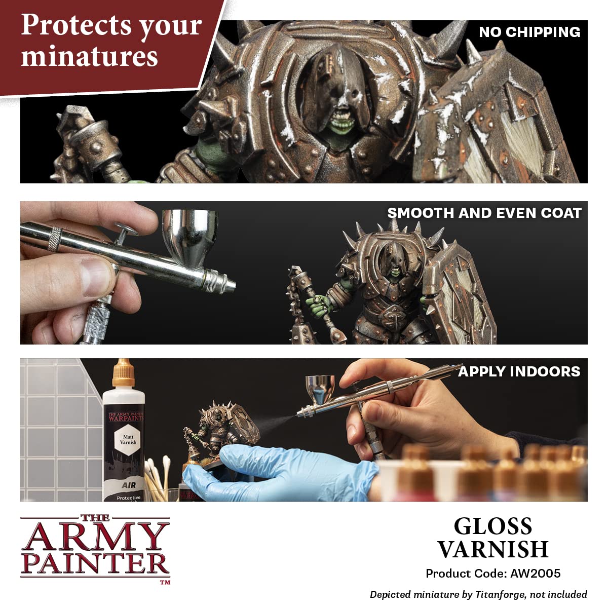 THE ARMY PAINTER — Vernis brillant pour aérographe 100 ml – Image 20