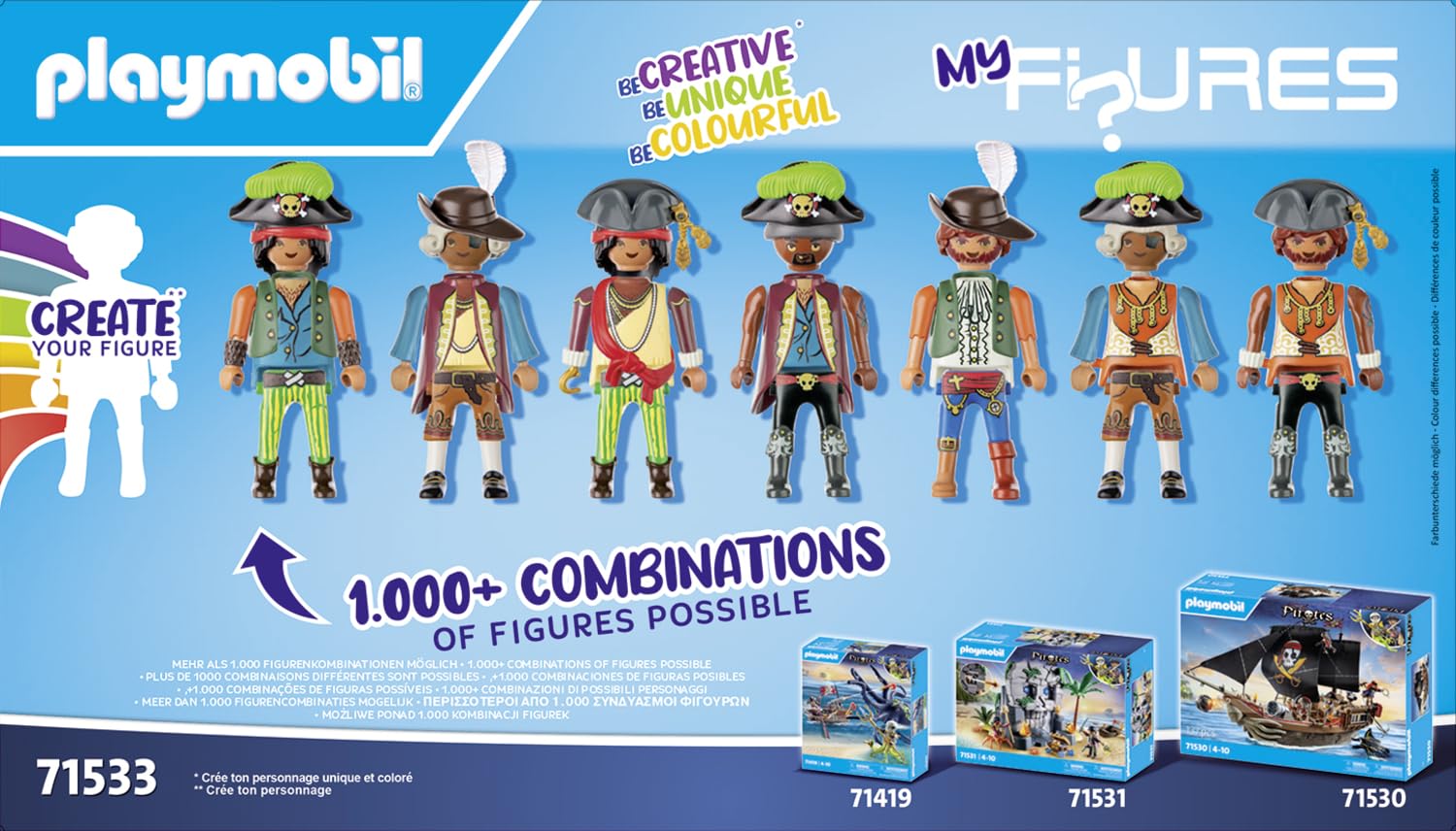 PLAYMOBIL MyFigures — Set de Pirates à Personnaliser – Image 34