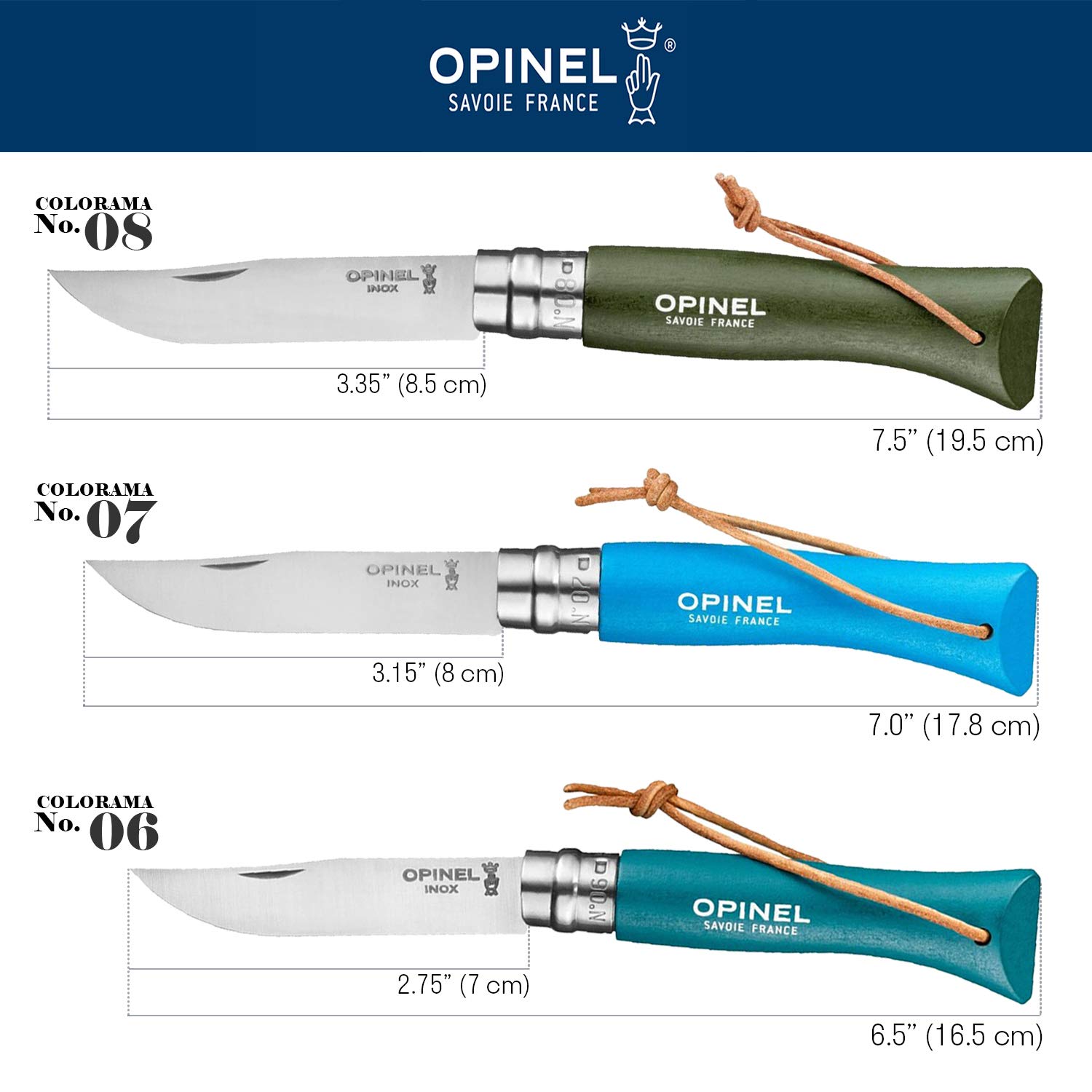 OPINEL — Couteau de poche rouge – Image 4