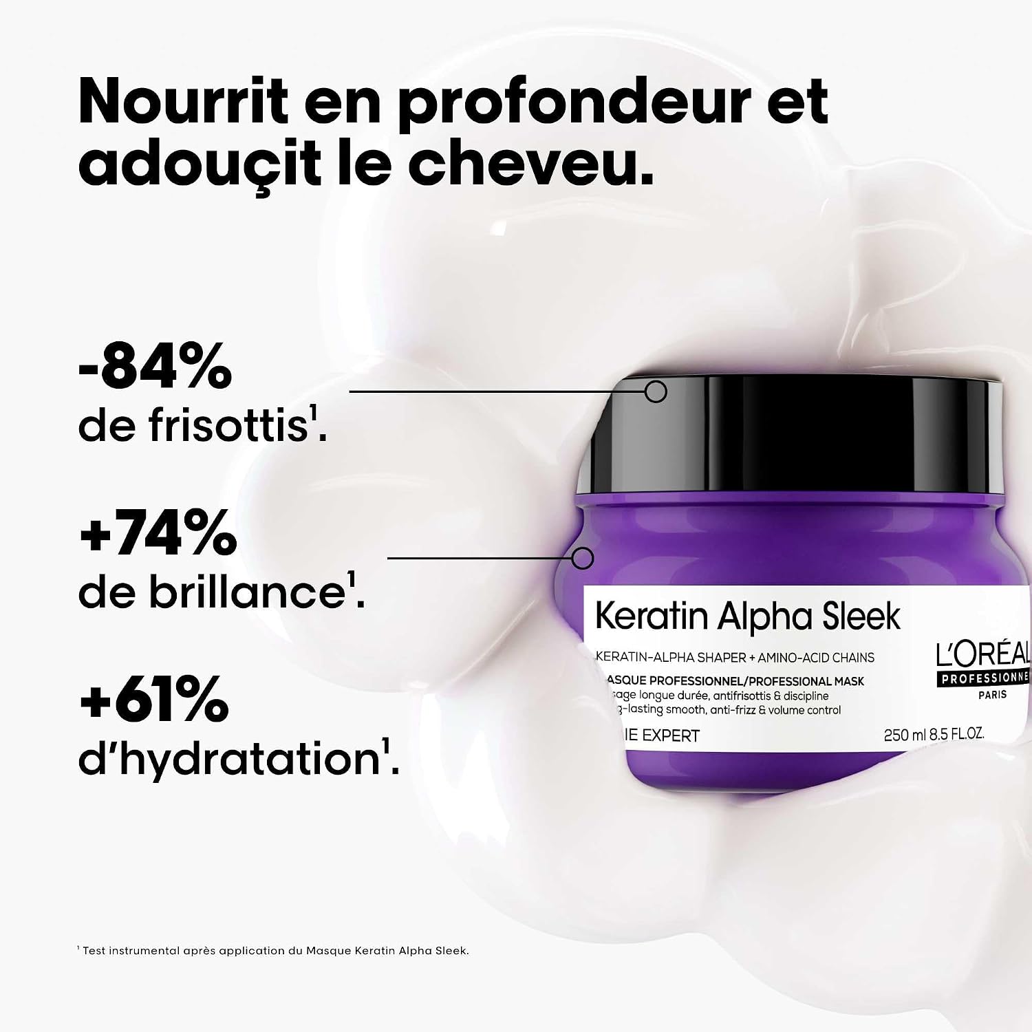 L'OREAL PROFESSIONNEL — Masque cheveux disciplinant 250 ml – Image 2