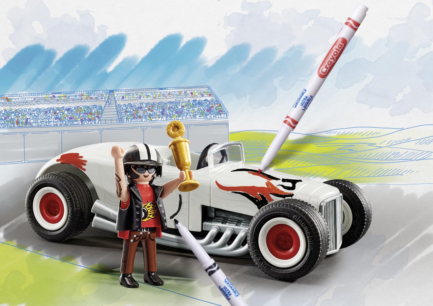 PLAYMOBIL Color 71376 — Voiture de Course à colorier – Image 28