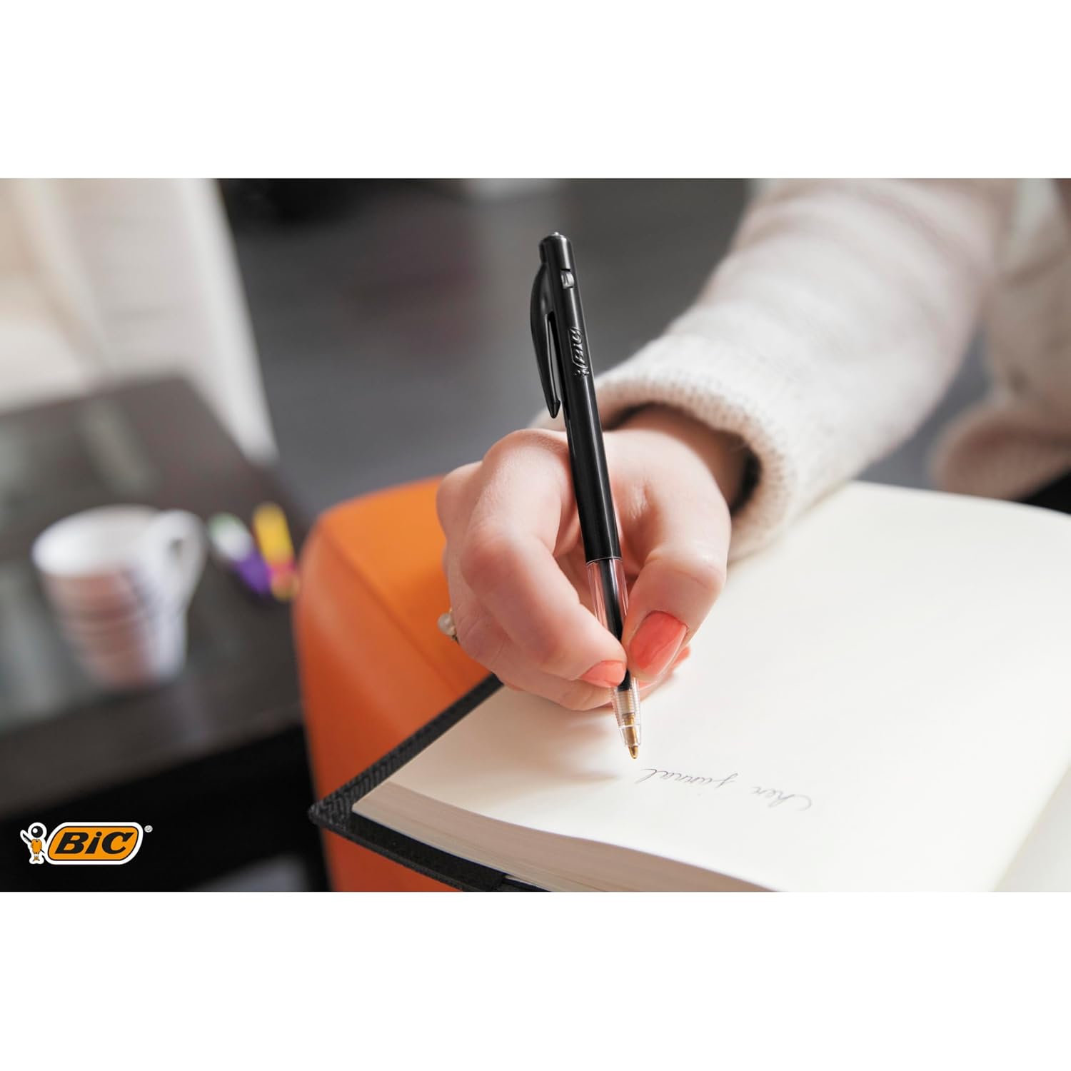 BIC M10 Original — Boîte de 50 Stylos-Bille 0,8 mm Noir – Image 10