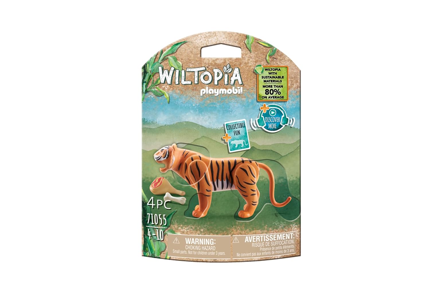 PLAYMOBIL Wiltopia 71055 — Tigre avec carte à collectionner – Image 12