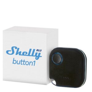 SHELLY BLU Button1 — Bouton domotique Bluetooth Noir