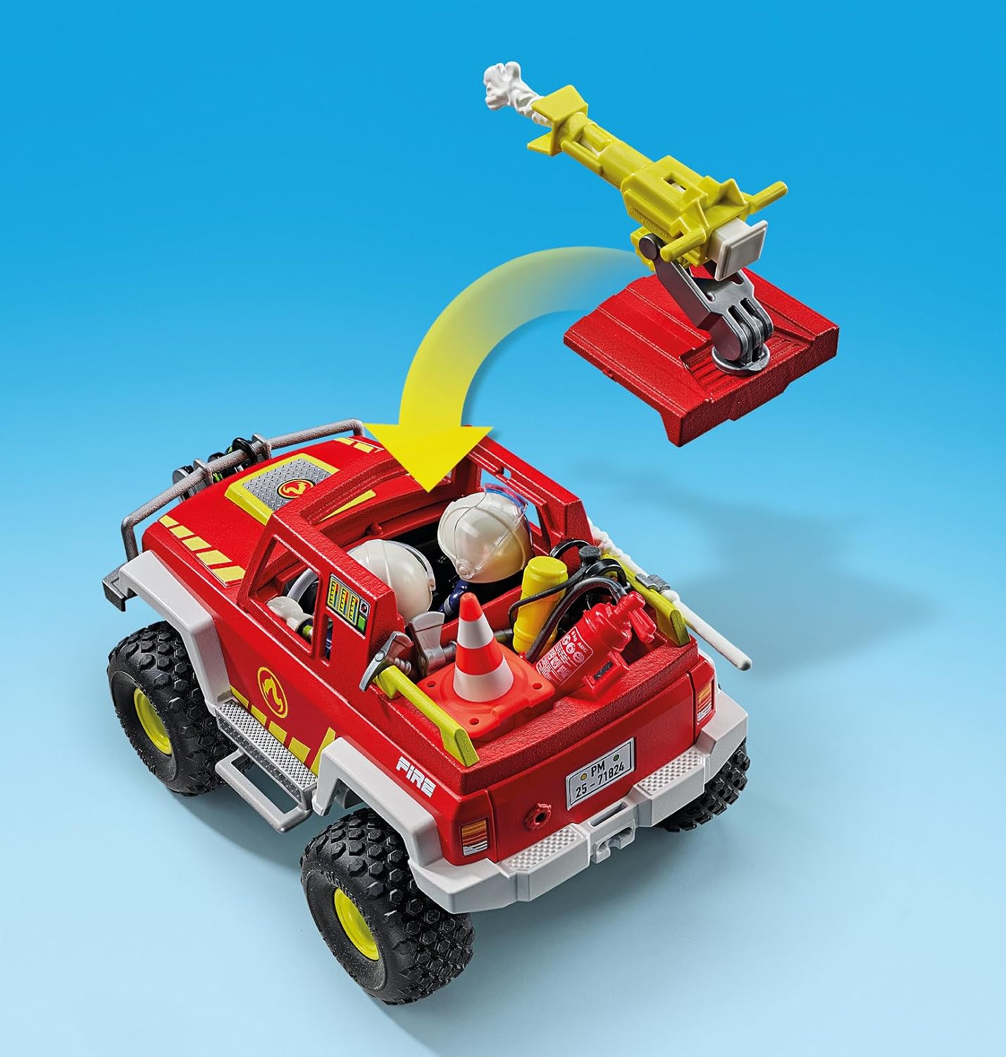 PLAYMOBIL Action Heroes — Camion de Pompiers 71824 – Image 18