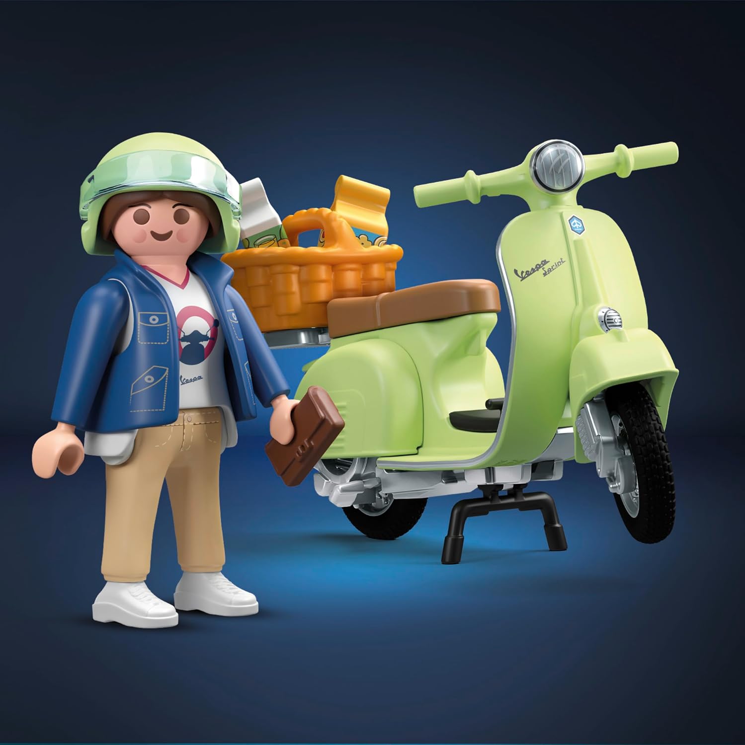 PLAYMOBIL 71621 — Vespa 150 Sprint Veloce vert clair – Image 28