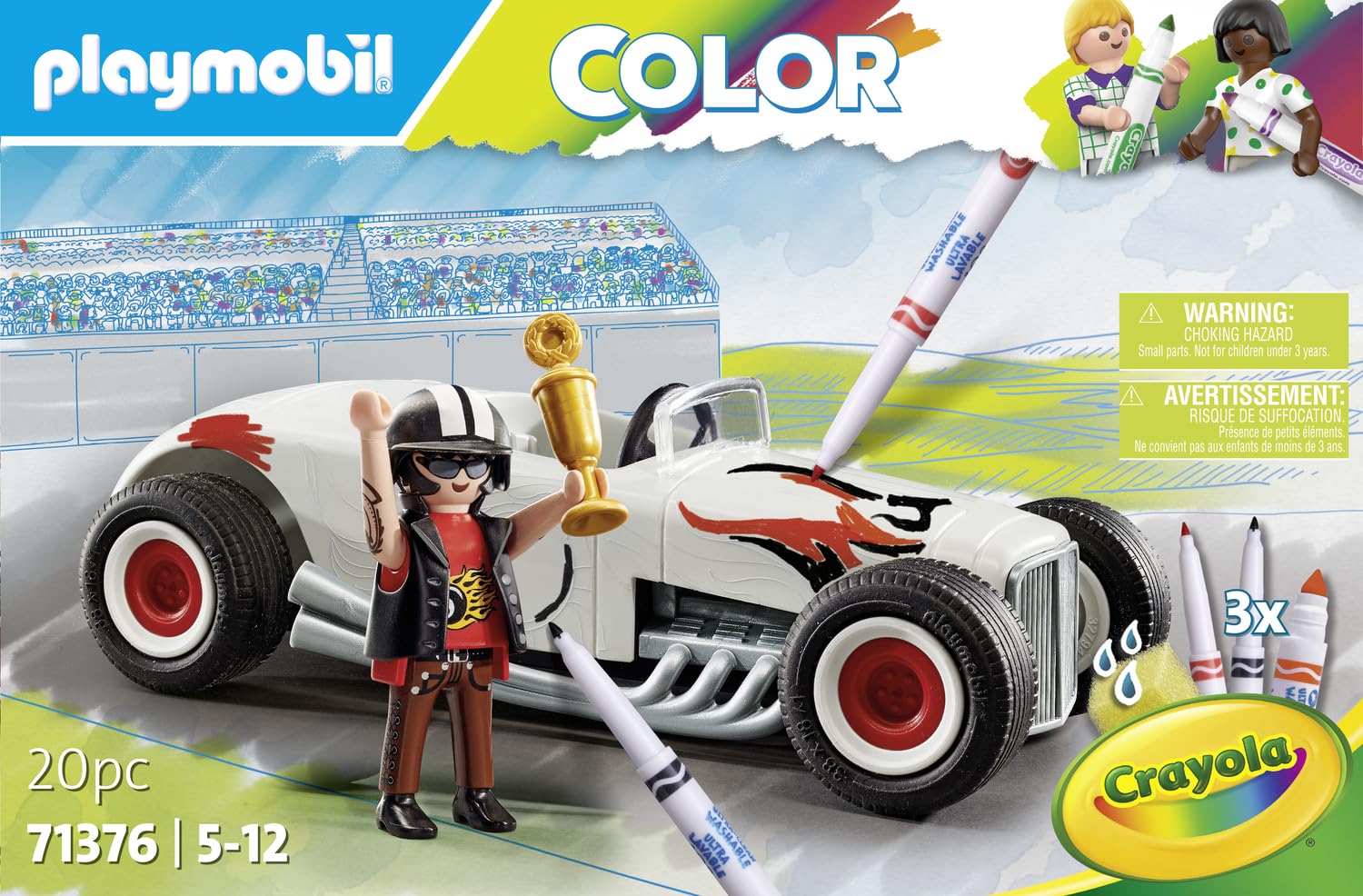 PLAYMOBIL Color 71376 — Voiture de Course à colorier – Image 30