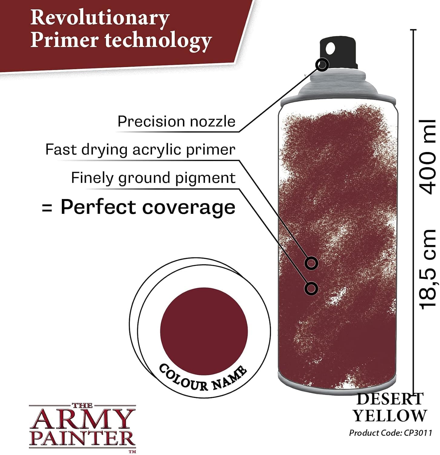 THE ARMY PAINTER — Spray acrylique Jaune Désert 400 ml – Image 9