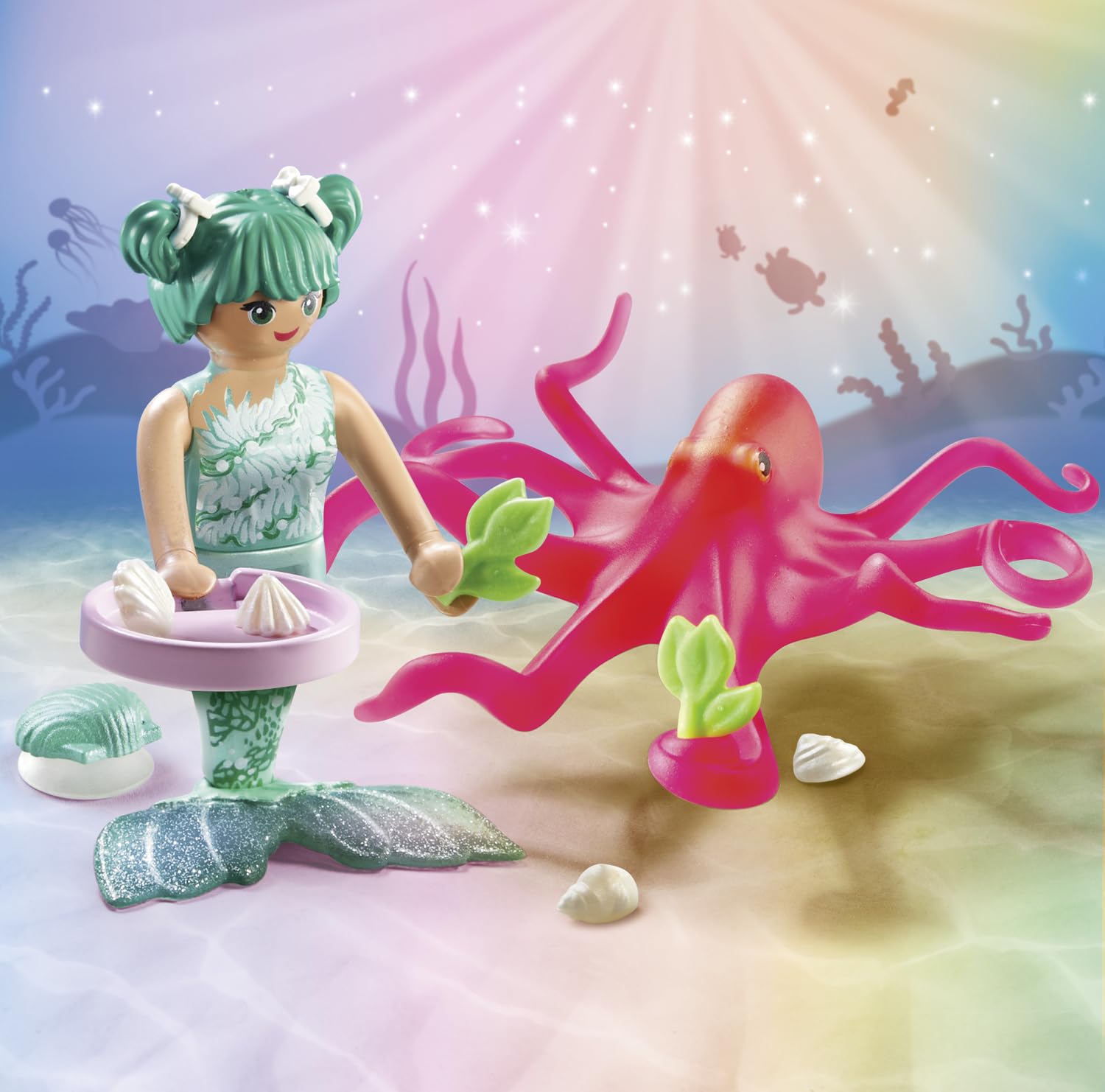 PLAYMOBIL Princess Magic — Sirène avec Pieuvre – Image 21