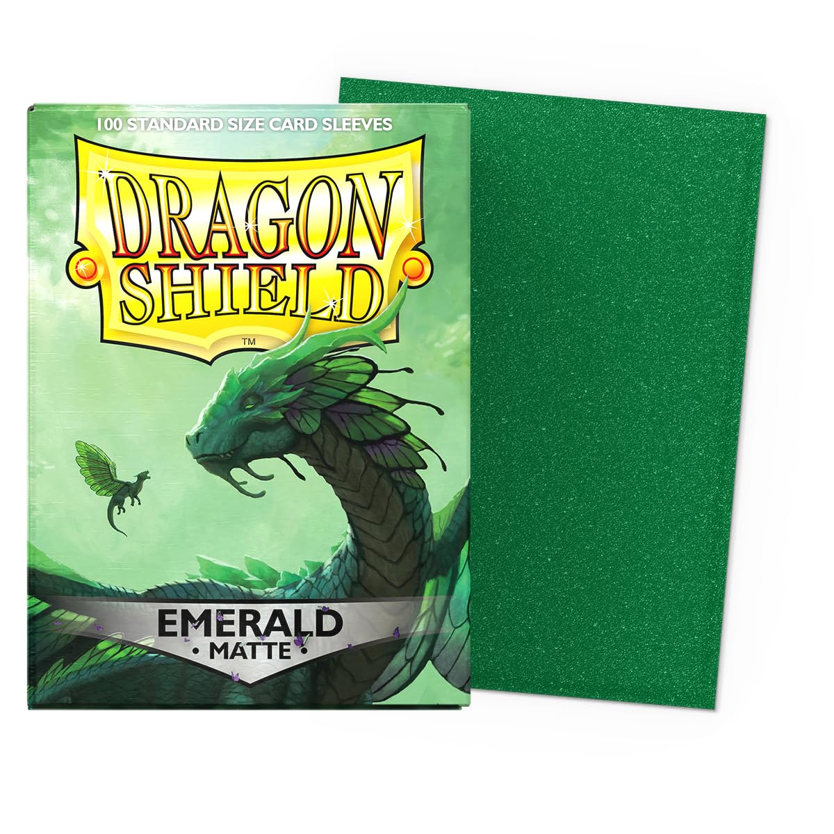 DRAGON SHIELD — 100 Manchons Mats Standard Émeraude – Image 10