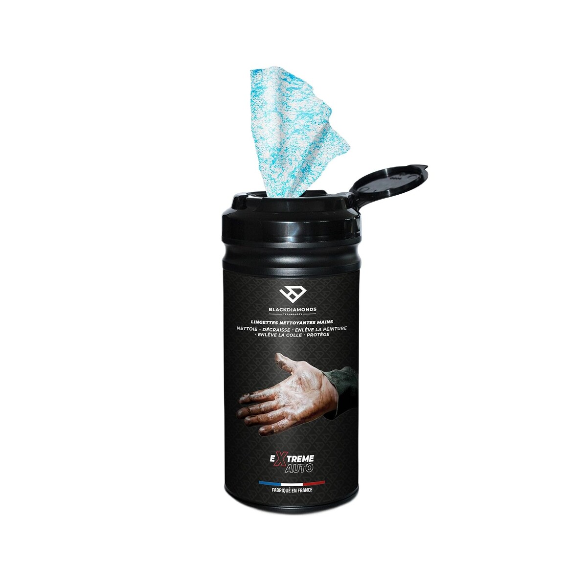 BLACKDIAMONDS — Lingettes nettoyantes mains et outils x80