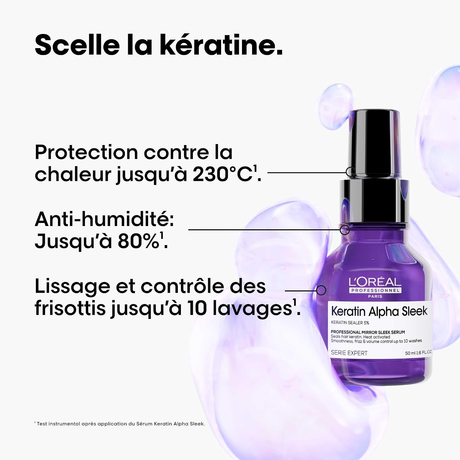 L'OREAL PROFESSIONNEL — Sérum cheveux lissant anti-frisottis 50 ml – Image 2