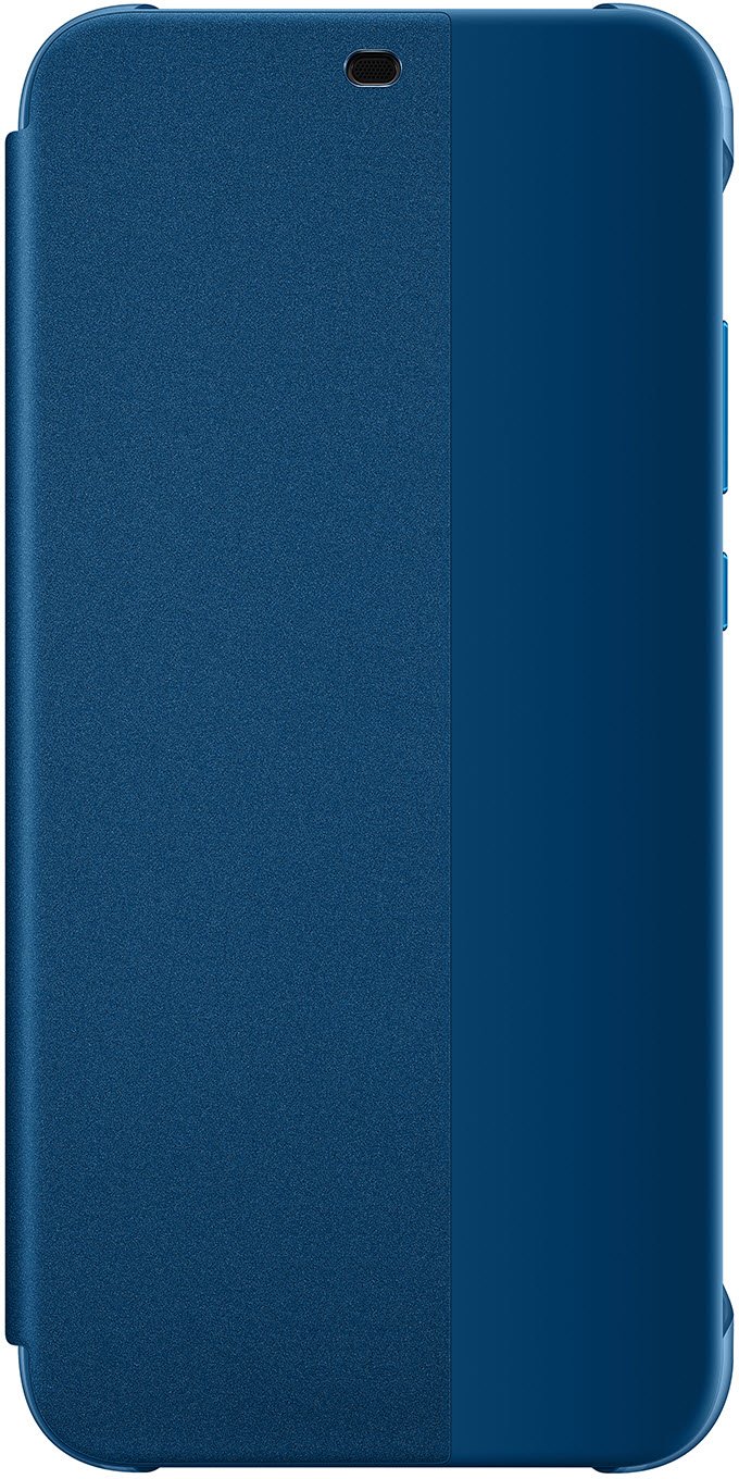 HUAWEI Smart View Flip Cover — Étui folio pour P20 Lite Bleu
