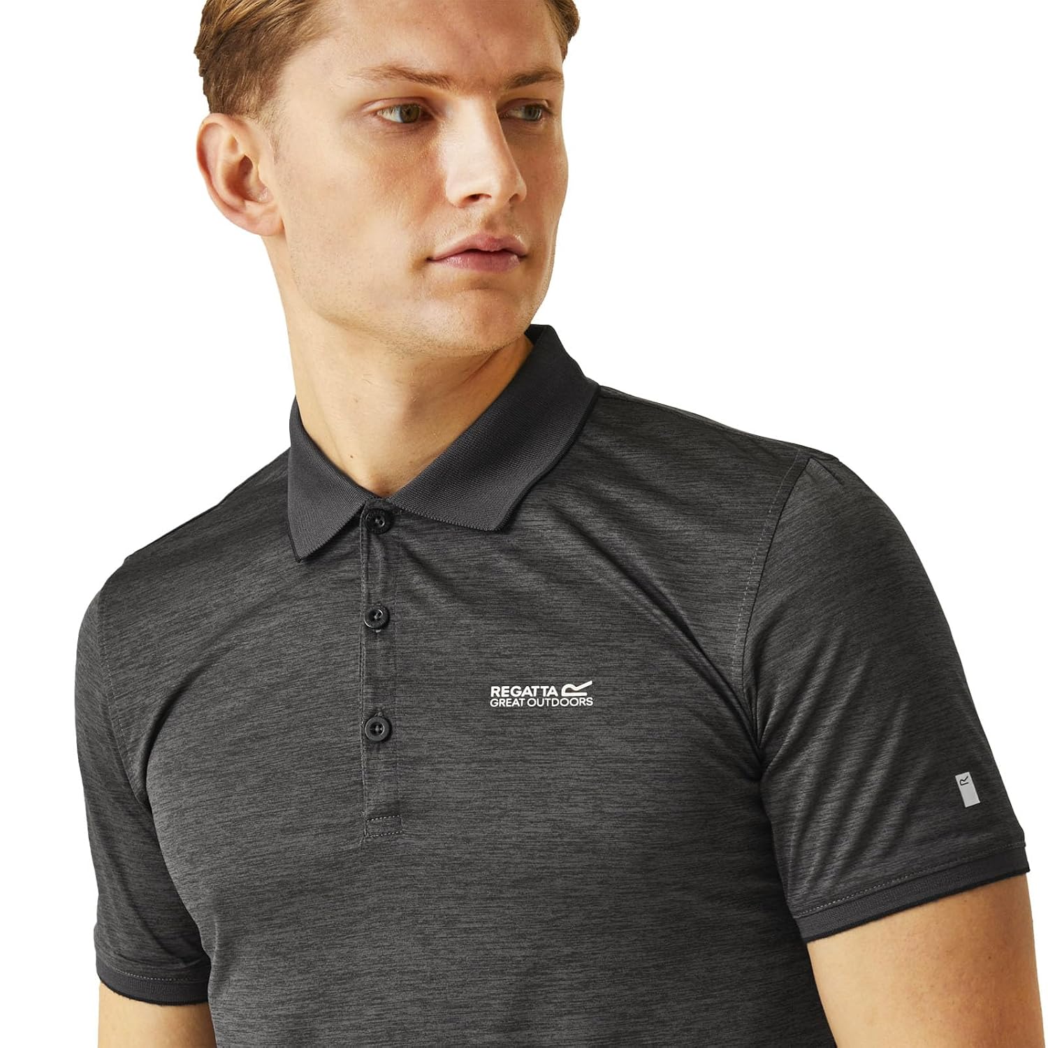 REGATTA Remex II — Polo homme cendre taille M – Image 14