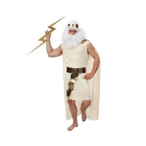 P'TIT CLOWN — Déguisement Zeus adulte blanc L-XL