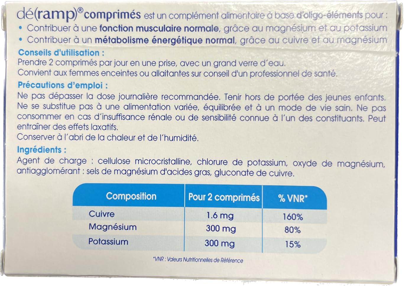 DéCramp KIT contre les crampes - NOUVELLE FORMULE plus concentrée en oligo-éléments - Lot de 1 Boite de 30 Comprimés + 1 Tube de Gel – Image 4